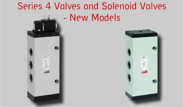New Series 4 valves and solenoid valves by Camozzi